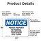 Signmission Private Property No Parking Trespassing OSHA Notice Sign, Aluminum, 24in W x 18in L, 2PK OS-2PACK-NS-A-1824-L-17839 - alternate 2